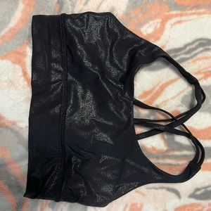lululemon energy bra long line sparkle